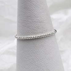 딥톡 여성용 실버볼 레이어드 애끼 925 반지 RBJ115