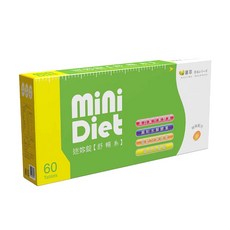 Bee Zin 康萃 Mini Diet 迷妳錠 舒暢系 含菊苣纖維 豐富膳食纖維 植物複合酵素, 60錠, 0.4g, 1盒