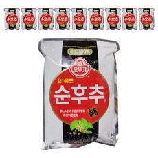 오뚜기 오쉐프 순후추, 1kg, 10개