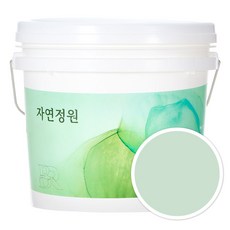 자연정원 친환경 셀프 벽지 규조토 황토 베란다 가구 결로방지 수성페인트, BR029라이트그린, 10kg, 1개