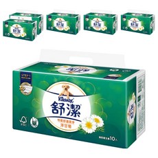 Kleenex 舒潔 特級舒適 洋甘菊抽取衛生紙, 90張, 10包, 6袋