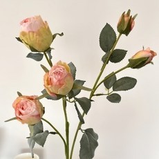 微笑人造花束, 蘿拉玫瑰 淺粉色, 1個