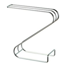 PEARL LIFE 珍珠金屬 18-8不鏽鋼廚房布架, 銀色, 1個