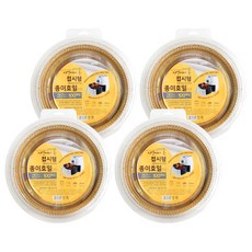 Nordicpaper 氣炸鍋專用烘培紙組, 23cm, 100入, 4個