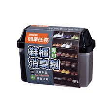 依必朗簡單任務鞋櫃專用消臭劑 獨特活性炭成分 有效吸附異味 抑制霉菌產生, 150g, 1盒