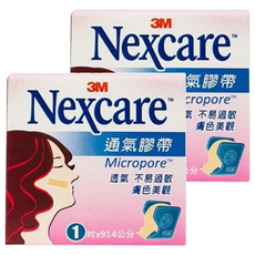 3M Nexcare 大膚色通氣膠帶, 1捲, 2盒