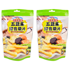 自然元素 五蔬果綜合脆片 美味新體驗, 80g, 2包