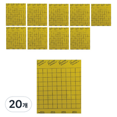 Bokini 黃色誘黏板 20*25cm, 20個
