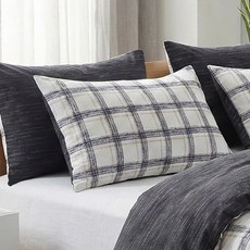 지베딩 텔라 프리미엄 나노화이바 베개커버1p + 베개솜1p, 차콜, 1개