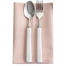 Sugar Cotton素色亞麻餐巾, 粉紅色, 1個, 1入