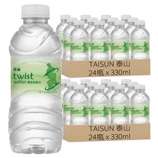 TAISUN 泰山 twist water 環保包裝水, 330ml, 48瓶