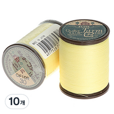 Fujix Farm 鋪棉線, 30檸檬黃, 10個