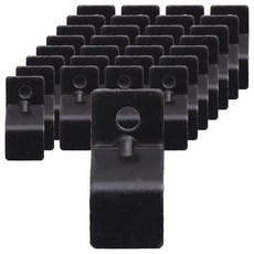 Choice五金 Z形 DIY 固定鐵件 黑色, 100個