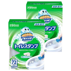 SC Johnson 莊臣 Scrubbing Bubbles 馬桶清潔凝膠 清新皂香, 38g, 2盒