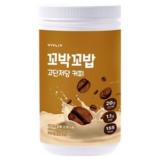 꼬박꼬밥 고단저당 단백질 쉐이크 커피 대용량, 400g, 1개