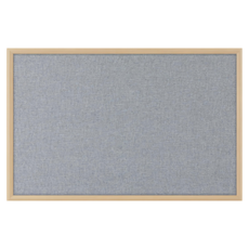 Doomon 布質便條磁性留言板 灰色, MDF