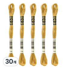 브랜드얀 DMC 25번 면사 자수실, 729번, 30개