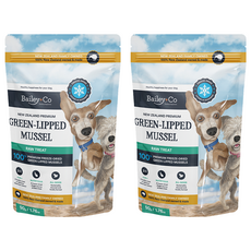 Bailey+Co 倍立 凍乾零食 犬用 綠貽貝 50g, 2包