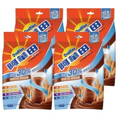 阿華田 減糖營養巧克力麥芽飲品 減糖30% 健康有型, 31g, 220毫升, 14包, 4袋