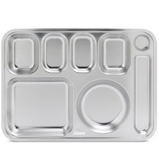 Sisem 不鏽鋼多格餐盤, 單色, 1個