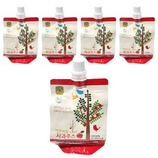 Nature Village 自然村 韓國製 100%蘋果汁 無添加物 兒童果汁, 100ml, 5包