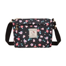 Hello Kitty 凱蒂貓 花園午茶 側背包 KT03104BK - 黑色