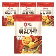 백설 튀김가루, 1kg, 4개