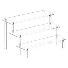인뮤즈 계단식 아크릴 진열대 3단, 투명