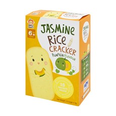 APPLE MONKEY 愛啵寶寶 茉莉香米餅 適合6個月以上寶寶, 南瓜, 30g, 1盒