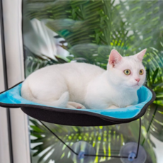 GUNU 흡착식 둥지 고양이 해먹 1p, 블루, 1개