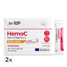 닥터라인 헤모씨 철분 30p, 60g, 2개