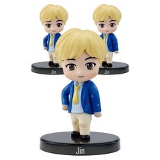BTS 미니 피규어 진, 3개