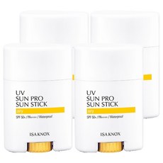 이자녹스 UV 선 프로 365 에어리 선스틱 SPF50+ PA++++, 19g, 4개