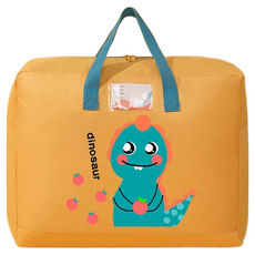 多功能幼兒園棉被收納袋 大號, 橘侏儸紀