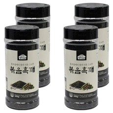 아따꼬시네 우영식품 통주물에서 볶아 더욱 고소한 볶음흑깨, 200g, 4개