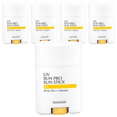 이자녹스 UV 선 프로 365 에어리 선스틱 SPF50+ PA++++, 19g, 5개