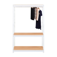 스피드랙 V2 3단 행거 1100 x 500 x 1800 mm + 봉, 화이트