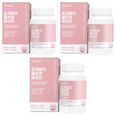 헬로바이오 초저분자 콜라겐 비오틴 18g, 60정, 3개