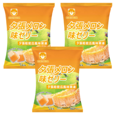 BABY BEAR 熊寶寶 夕張哈密瓜風味果凍, 3個, 170g