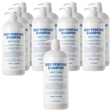 더블유피부연구소 딥 퍼퓸 샴푸 베이비파우더향, 1.5L, 10개
