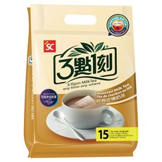 3點1刻 經典炭燒奶茶, 20g, 15包, 1袋
