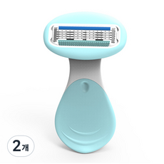 Medicit 4 刀片女式手動剃須刀綠色, 1入, 2個