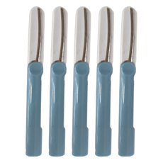 PLUS 普樂士 Twiggy 無蓋式筆型剪刀，一鍵開啟，共6色可供選擇, 冰藍色, 5支