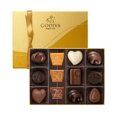 GODIVA 巧克力12顆禮盒組, 119g, 1盒