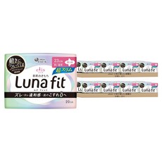 elleair 艾黎艾爾 elis 愛麗思 LunaFit 極緞棉衛生棉 超薄款 23cm, 60個, 20片, 日用