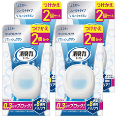 ST 雞仔牌 消臭力 強效持久型浴廁除臭劑補充包 清新皂香 6ml x 2個, 12ml, 4盒