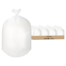 comet 抽取式回收塑膠袋 乳白色, 40L, 1600張