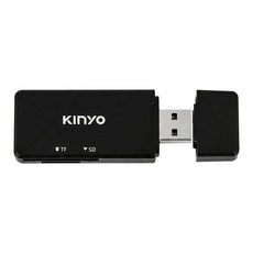 Kinyo USB 3.0讀卡機, KCR-120, 1個, 黑色