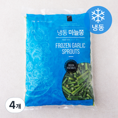 냉동식품 마늘쫑 (냉동), 1kg, 4개