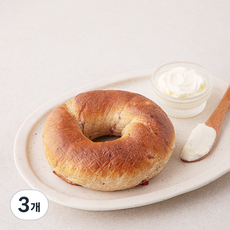 훕훕베이글 베리 통밀 베이글, 125g, 1개입, 3개